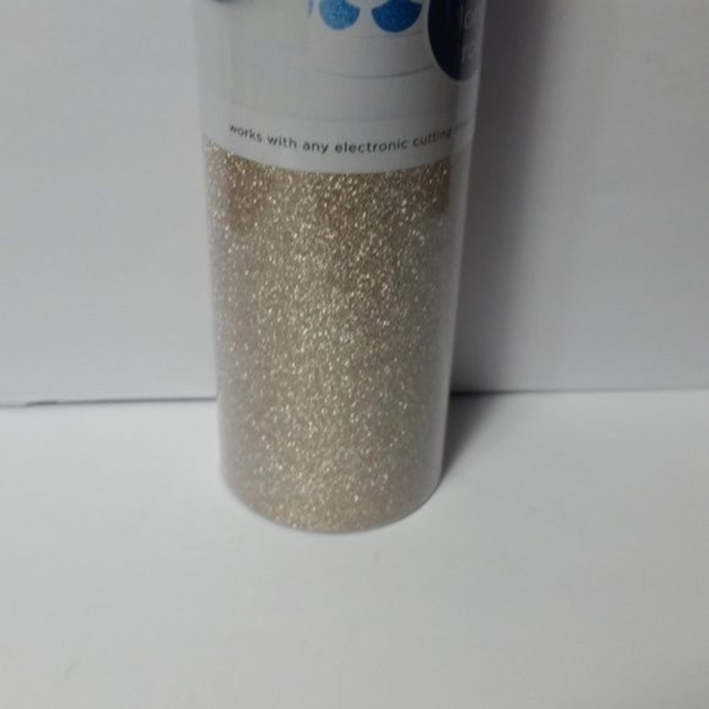 4 Adhesive Vinyl Champagne Glitter
